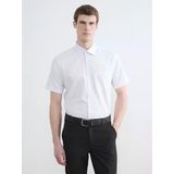 Lcw Busıness Beyaz Regular Fit Desenli Erkek Gömlek