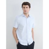 Lcw Busıness Mavi Regular Fit Desenli Erkek Gömlek