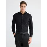 Lcw Busıness Siyah Regular Fit Armürlü Erkek Gömlek - XL