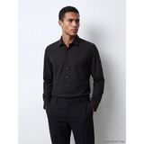 Lcw Busıness Siyah Slim Fit Armürlü Erkek Gömlek - XL