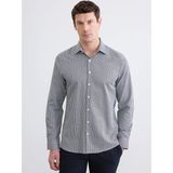 Lcw Busıness Siyah Slim Fit Ekose Erkek Gömlek - 2XL