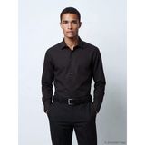 Lcw Busıness Siyah Slim Fit Gabardin Erkek Gömlek
