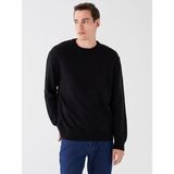 Lcw Casual Lacıvert Bisiklet Yaka Uzun Kollu Erkek Triko Kazak - Navy - M