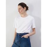 Lcw Comfort Beyaz %100 Pamuklu Kadın Tişört