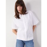 Lcw Comfort Beyaz Oversize Poplin Kadın Gömlek