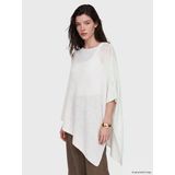 Lcw Comfort Ekru Kayık Yaka Oversize Kadın Triko Kazak
