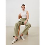 Lcw Comfort Haki Beli Lastikli Modal Karışımlı Kadın Pantolon