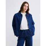 Lcw Comfort İndigo Kadın Jean Gömlek