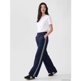 Lcw Comfort Lacivert Yanları Şeritli Geniş Paça Kadın Eşofman Altı