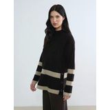 Lcw Comfort Lacivert Yarım Balıkçı Yaka Kadın Triko Tunik