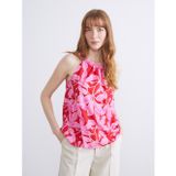 Lcw Comfort Pembe Halter Yaka Çiçekli Bluz