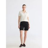 Lcw Comfort Siyah Beli Lastikli Soft Touch Kadın Şort