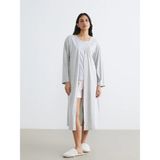Lcw Dream Gri Şal Yaka Kadın Pijama Üst - S - M