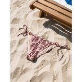 LCW DREAM Kahverengi UV Korumalı Desenli Kadın Brazilian Bikini Alt