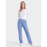 Lcw Dream Lacivert Ekose Kadın Pijama Alt