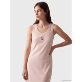 Lcw Dream Pembe Bisiklet Yaka Baskılı Kadın Gecelik - XL