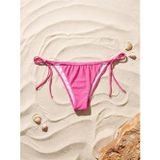 LCW DREAM Pembe Düz Bağlama Detaylı Kadın Bikini Alt