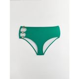 LCW DREAM Yeşil Kadın Düz Bikini Alt