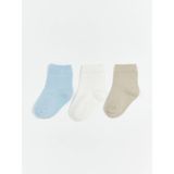 Lcw Eco Basic Erkek Çocuk Soket Çorap 3'lü (W5) - 1 - 6 Ay - Çok Renkli