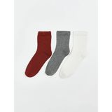 Lcw Eco Basic Erkek Çocuk Soket Çorap 3'lü (W5) - Çok Renkli
