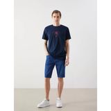 Lcw Eco İndigo Süper Skinny Fit Erkek Jean Şort