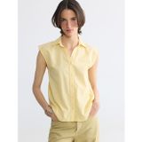 LCW EVERYDAY Bej Regular Fit Kadın Gömlek