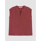 Lcw Everyday Bordo Kaçık Yaka Dokulu Bluz