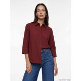 Lcw Everyday Bordo Poplin Kadın Gömlek