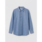 Lcw Everyday İndigo Oversize Kadın Jean Gömlek