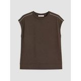 Lcw Everyday Kahverengi Oversize Soft Touch Kadın Atlet