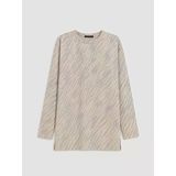 Lcw Everyday Kahverengi Zebra Desenli %100 Pamuklu Kadın Tunik