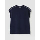 Lcw Everyday Lacivert Oversize Soft Touch Kadın Tişört