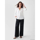 Lcw Everyday Siyah Loose Fit Ekose Kadın Pantolon