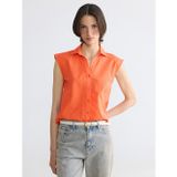 Lcw Everyday Turuncu Regular Fit Kadın Gömlek