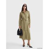 Lcw Everyday Yeşil Oversize Gofre Kadın Gömlek Tunik