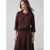 Lcw Grace Bordo Bisiklet Yaka Soft Touch Bluz