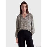 Lcw Grace Ekru Kaçık Yaka Leopar Desenli Bluz