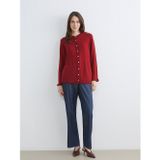 Lcw Grace İndigo Beli Lastikli Straight Fit Kadın Jean Pantolon