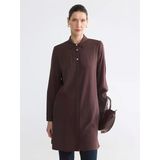 Lcw Grace Kahverengi Regular Fit Kadın Gömlek Tunik