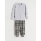 Lcw Gri Bisiklet Yaka Erkek Çocuk Pijama Takımı - 11 - 12 Yaş