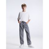 Lcw Gri Loose Fit Erkek Çocuk Jean Pantolon - 9 - 10 Yaş