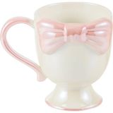 Lcw Home Beyaz Fiyonk Desenli Seramik Kupa 300 ml - Renkli