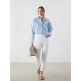 Lcw Jeans Beyaz Mom Fit Kadın Jean Pantolon