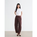 Lcw Jeans Bordo Barrel Fit Kadın Jean Pantolon