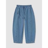 Lcw Jeans İndigo Beli Lastikli Barrel Fit Kadın Jean Pantolon