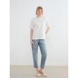 Lcw Jeans İndigo Boyfriend Fit Kadın Yırtık Jean Pantolon