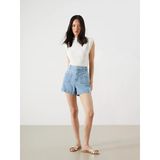 Lcw Jeans İndigo Standart Fit Kadın Jean Şort