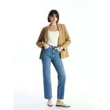 LCW Jeans İNDİGO Straight Fit Kadın Jean Pantolon