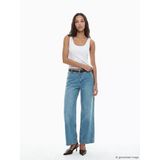 Lcw Jeans İndigo Yüksek Bel Wideleg Kadın Jean Pantolon