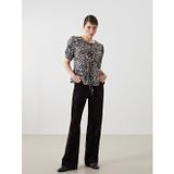 Lcw Jeans Kahverengi Straight Fit Batik Desenli Kadın Jean Pantolon